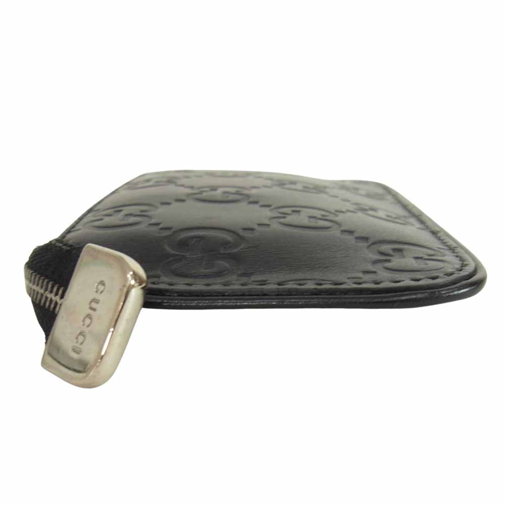 GUCCI グッチ 233183 520981 シマ コイン ケース 財布 ブラック系【中古】