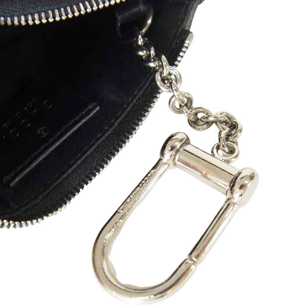 GUCCI グッチ 233183 520981 シマ コイン ケース 財布 ブラック系【中古】