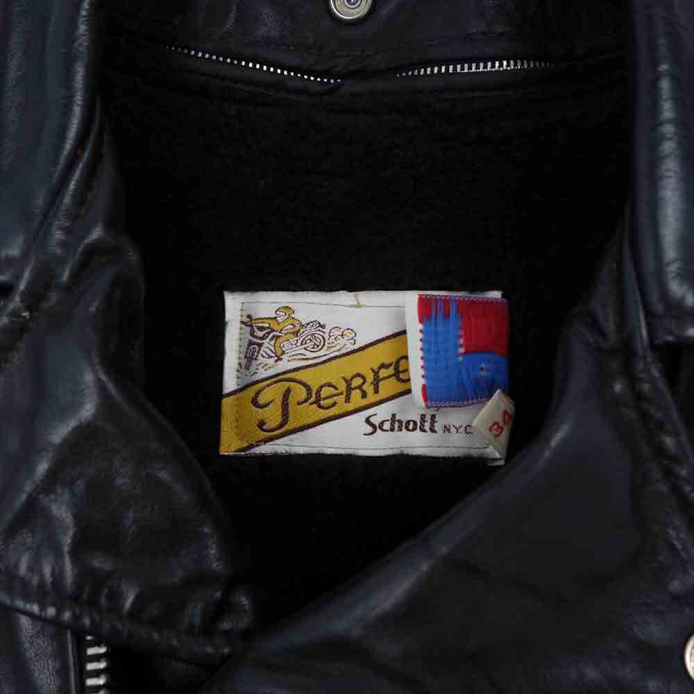 schott ショット 125 ライナー付属 レザー ライダース ジャケット