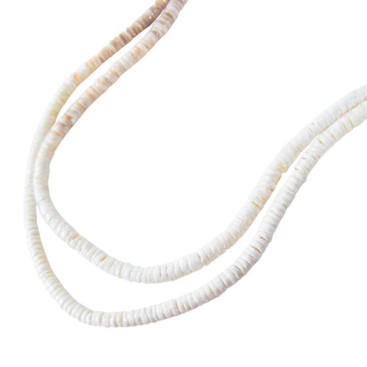 作者不明 ビーズネックレス ネックレス ビーズ ベージュ×ブラウン系【中古】