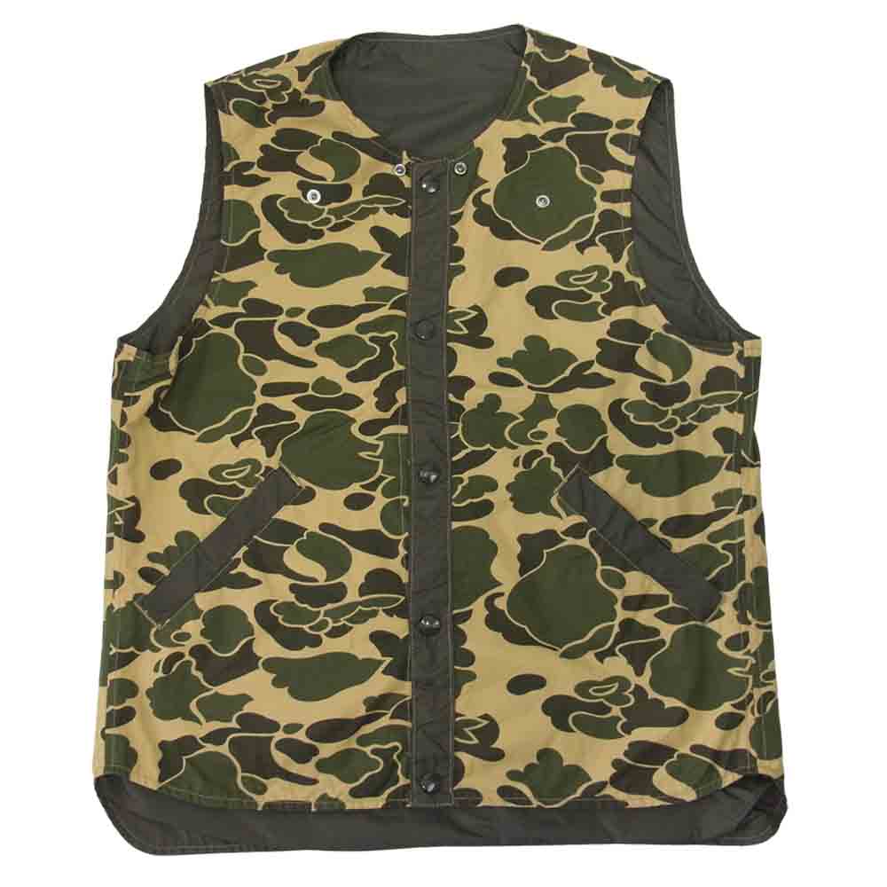 SASAFRAS ササフラス Crazy Gardener Vest クレージー ガーデナー リバーシブル M【極上美品】【中古】