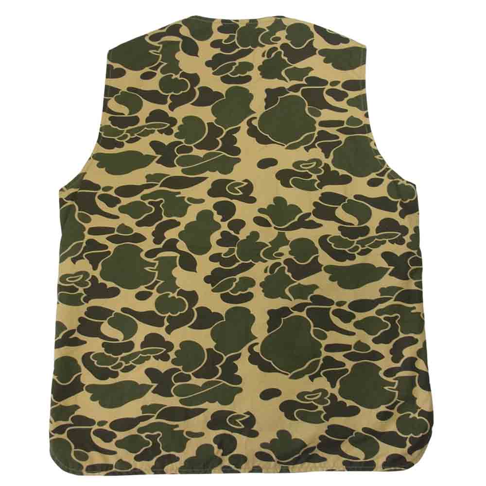 SASAFRAS ササフラス Crazy Gardener Vest クレージー ガーデナー リバーシブル M【極上美品】【中古】