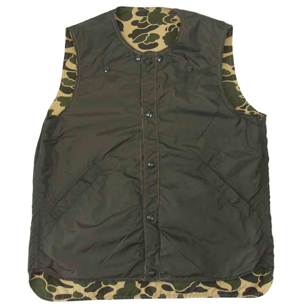 SASAFRAS ササフラス Crazy Gardener Vest クレージー ガーデナー リバーシブル M【極上美品】【中古】
