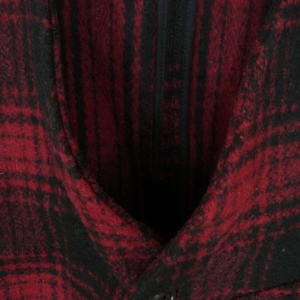 マニファッツュラ チェカレリ MANIFATTURA CECCARELLI マニファッツュラ チェッカレッリ Miner Vest  Virgin Wool マイナー ベスト レッド系 ブラック系 40【美品】【中古】