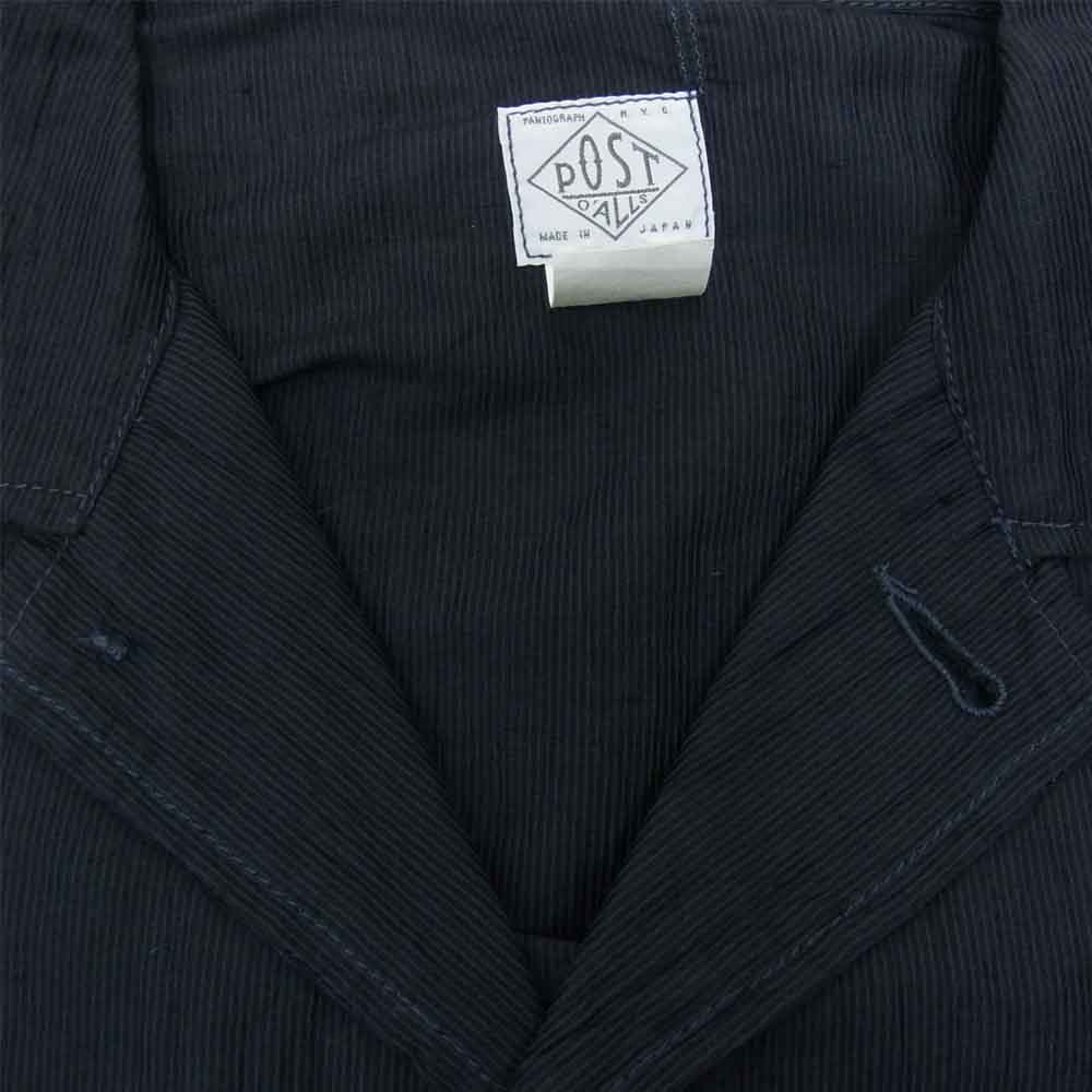 POST OVERALLS ポストオーバーオールズ 3104-CL1 WALKABOUT 2 CL1 ウォークアバウト ブラック系 M【新古品】【未使用】【中古】