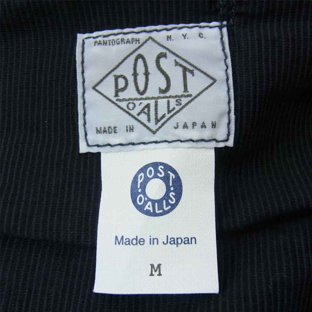 POST OVERALLS ポストオーバーオールズ 3104-CL1 WALKABOUT 2 CL1 ウォークアバウト ブラック系 M【新古品】【未使用】【中古】