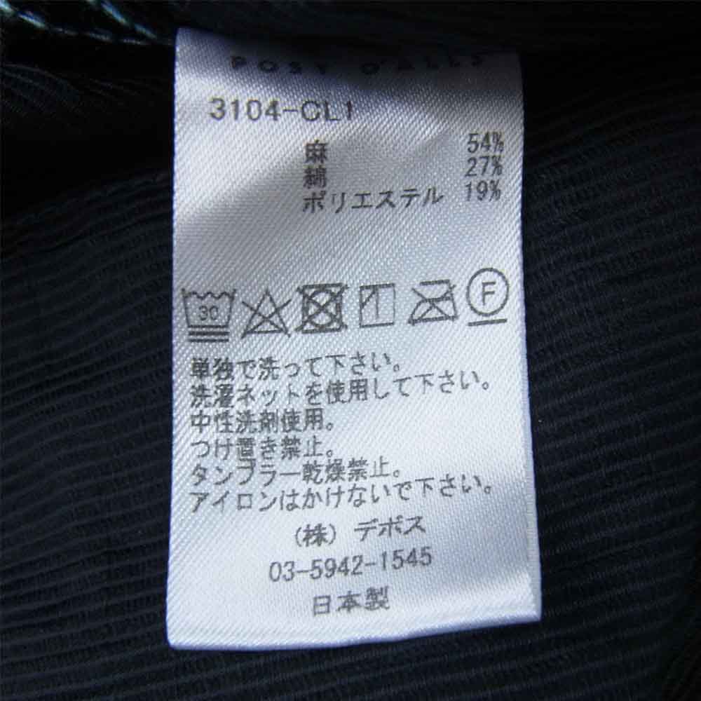 POST OVERALLS ポストオーバーオールズ 3104-CL1 WALKABOUT 2 CL1 ウォークアバウト ブラック系 M【新古品】【未使用】【中古】
