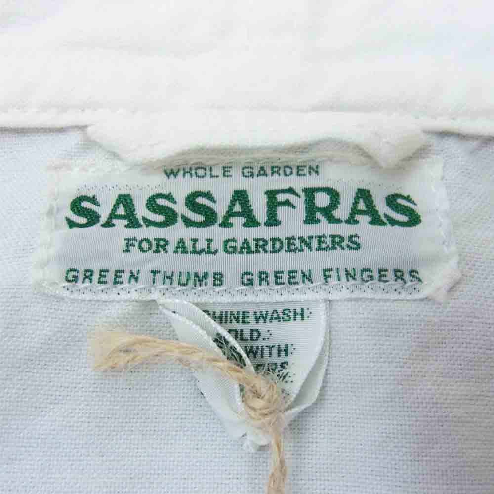 SASAFRAS ササフラス SF-191518 GARDENER BUD BREAKER ガーデナー バド ブレーカー ホワイト系 L【新古品】【未使用】【中古】