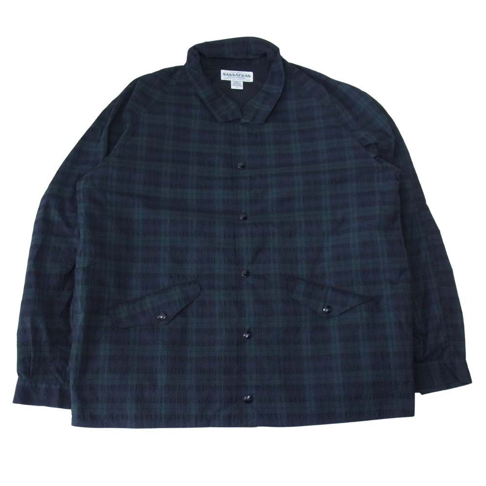 SASAFRAS ササフラス WHEEL BARROW JACKET ウィール バロー グリーン系 ブラック系 L【極上美品】【中古】