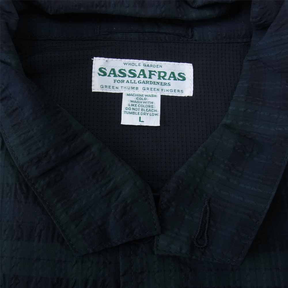 SASAFRAS ササフラス WHEEL BARROW JACKET ウィール バロー グリーン系 ブラック系 L【極上美品】【中古】