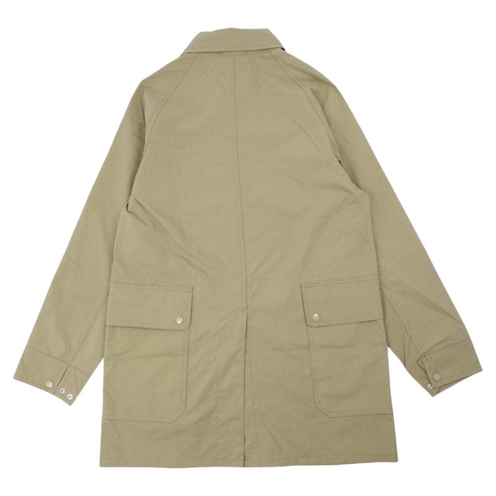 SASAFRAS ササフラス SF-211745 ALL LEAF COAT NYLON OXFORD フォールリーフ コート ナイロン オックスフォード ベージュ系 S【新古品】【未使用】【中古】