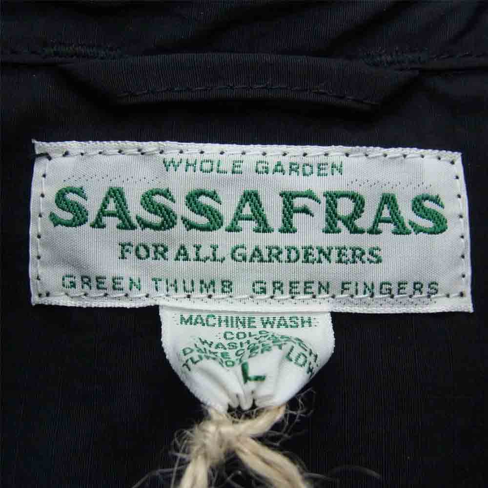 SASAFRAS ササフラス SF-211748 Digs Crew Jacket ディグス クルー ジャケット ブラック系 L【新古品】【未使用】【中古】
