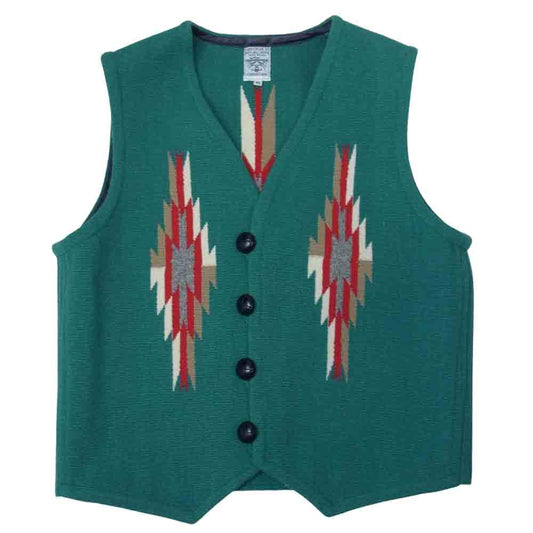 ORTEGA オルテガ USA製 CHIMAYO VEST チマヨベスト グリーン系 40【美品】【中古】