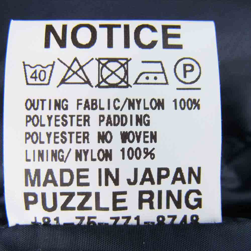 SASAFRAS ササフラス SF-201608 Northerly Tube Breaker Nylon Quilt ノーザリー チューブ ブレーカー キルト ネイビー系 L【新古品】【未使用】【中古】