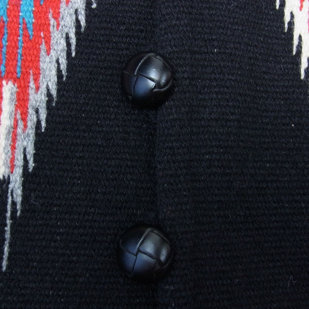ORTEGA オルテガ USA製 CHIMAYO VEST BLACK チマヨベスト ブラック系 40【美品】【中古】