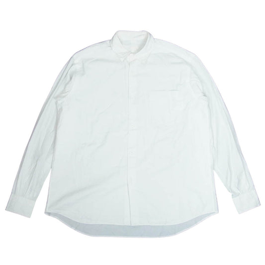 COMOLI コモリ 18AW N03-02001 Wフロント コモリシャツ 長袖 シャツ ホワイト系 1【中古】