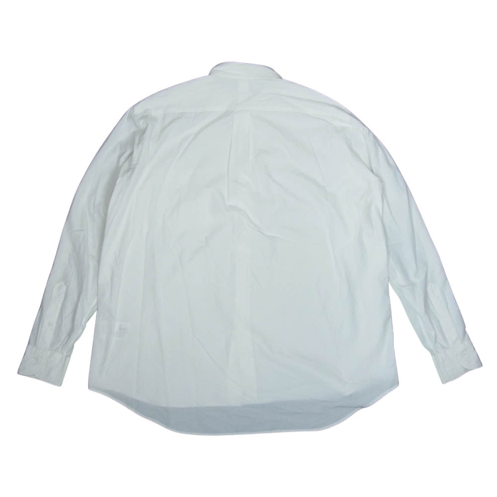 COMOLI コモリ 18AW N03-02001 Wフロント コモリシャツ 長袖 シャツ ホワイト系 1【中古】