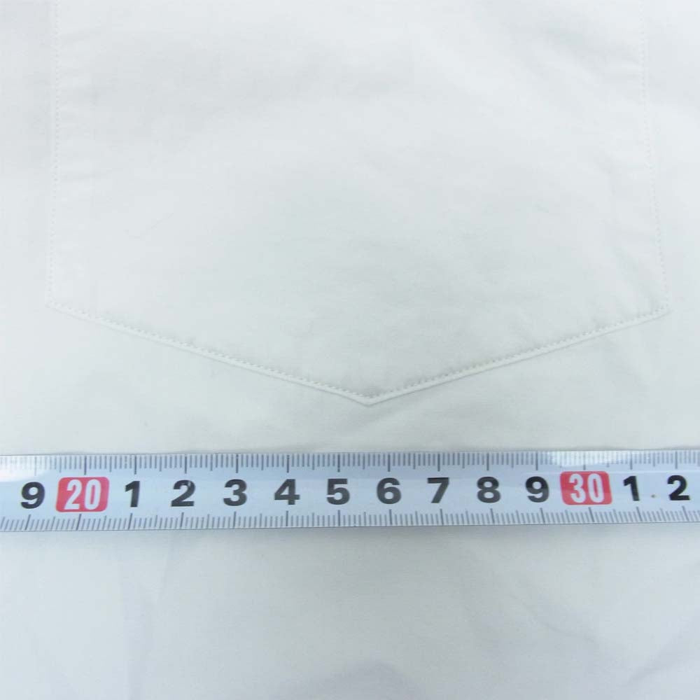 COMOLI コモリ 18AW N03-02001 Wフロント コモリシャツ 長袖 シャツ ホワイト系 1【中古】