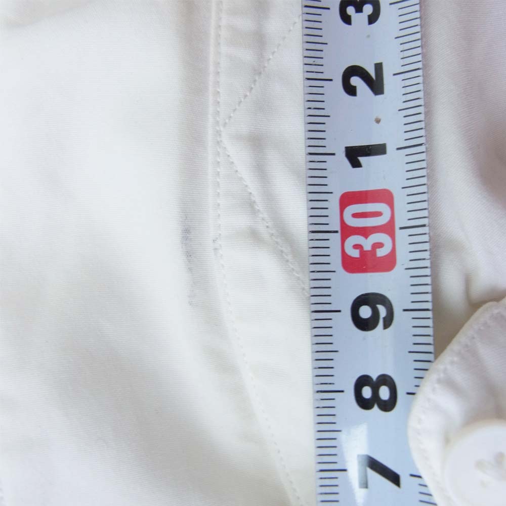 COMOLI コモリ 18AW N03-02001 Wフロント コモリシャツ 長袖 シャツ ホワイト系 1【中古】