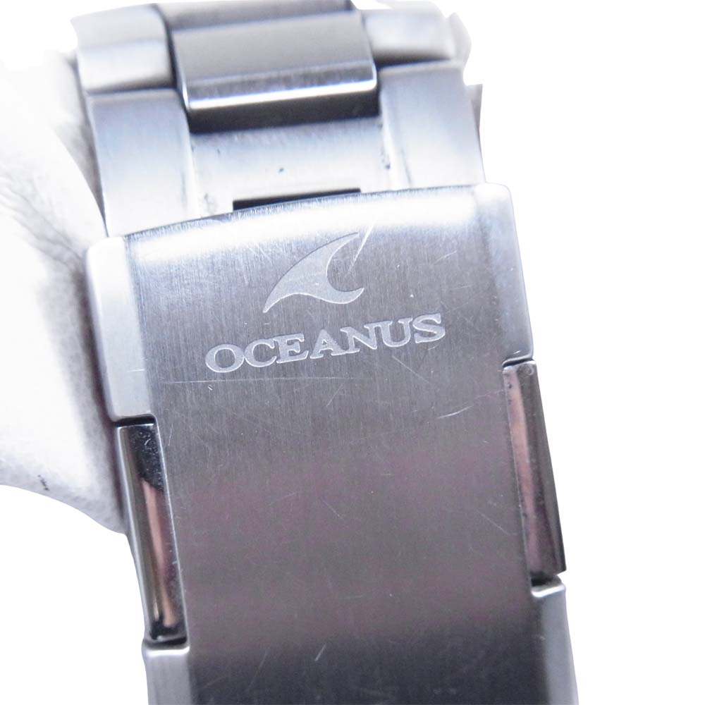 CASIO カシオ OCＷ-T1010 OCEANUS オシアナス ソーラー ウォッチ 腕時計 シルバー系【中古】