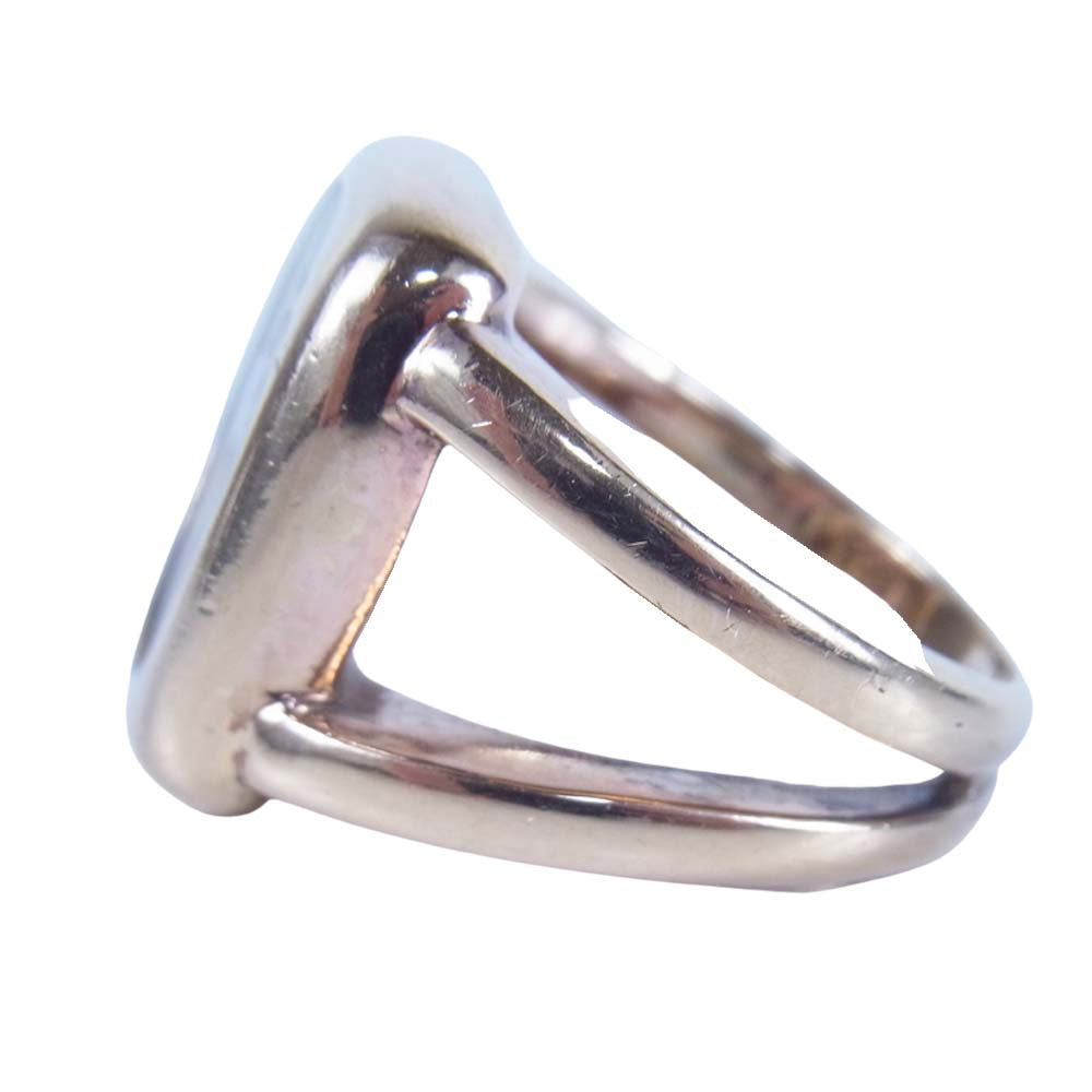 HERMES エルメス ホース コロゾ リング 指輪 ホースコロゾリング ゴールド系 11号程度【中古】