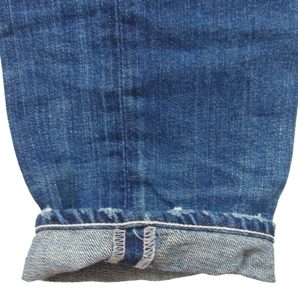 FranCisT_MOR.K.S. フランシストモークス ダメージ加工 デニム パンツ インディゴブルー系 4【中古】