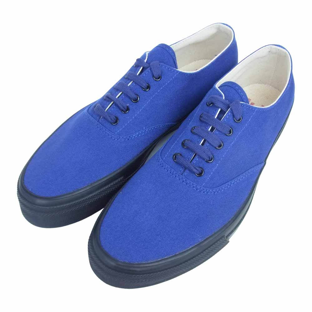 ANATOMICA アナトミカ 540-501-0103 WAKOUWA ワクワ DECK SHOES LOW デッキ シューズ ローカット ブルー系 25.5cm【極上美品】【中古】