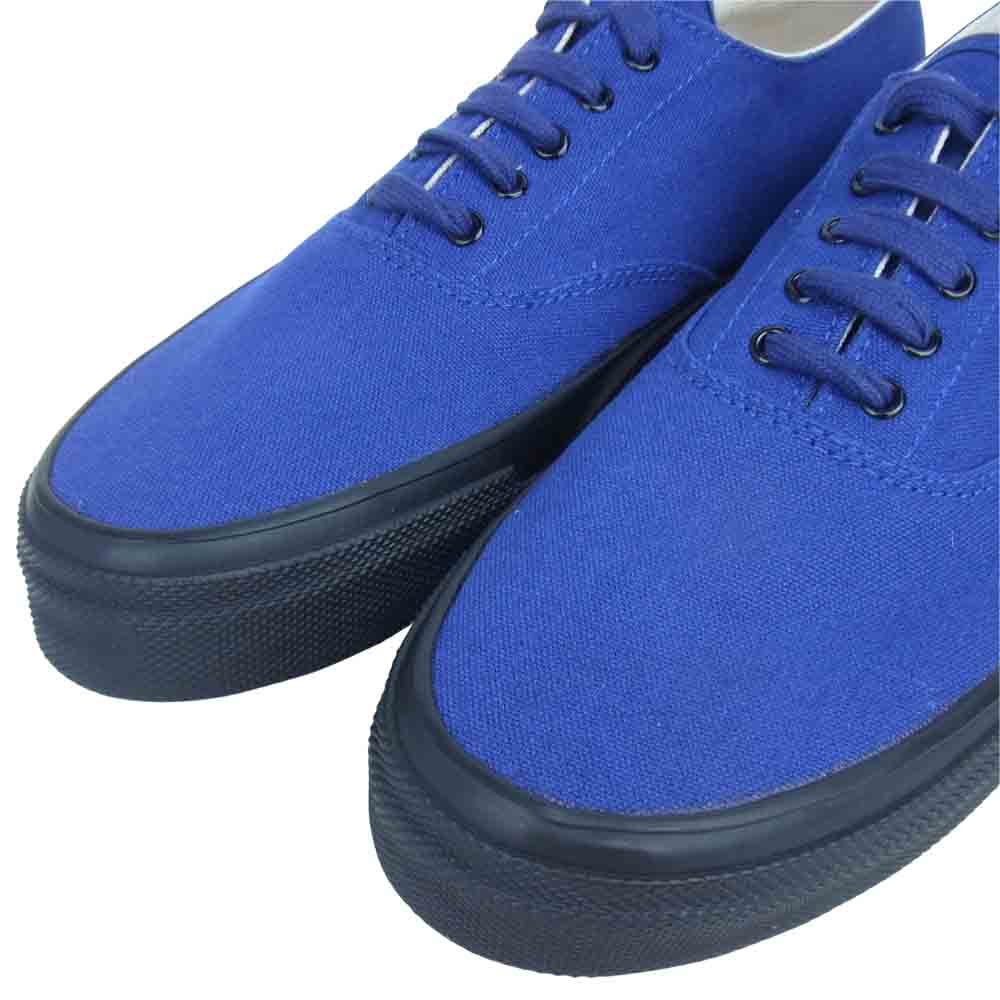 ANATOMICA アナトミカ 540-501-0103 WAKOUWA ワクワ DECK SHOES LOW デッキ シューズ ローカット ブルー系 25.5cm【極上美品】【中古】