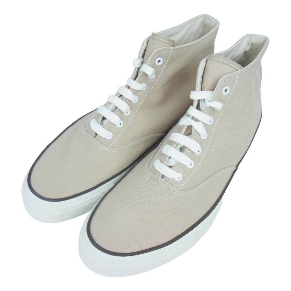 ANATOMICA アナトミカ 540-100-300 WAKOUWA ワクワ DECK SHOES HI デッキ シューズ ハイカット ベージュ系 26cm【極上美品】【中古】