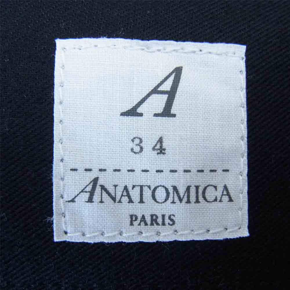 ANATOMICA アナトミカ 530-542-08 TRIM FIT III WOOL FLANNEL ウール フランネル スラックスパンツ グレー系 34【新古品】【未使用】【中古】