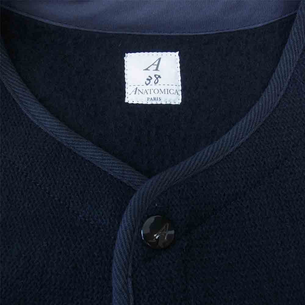 ANATOMICA アナトミカ 530-522-08 BROWNS BEACH VEST ビーチ クロス ベスト ジレ ダークネイビー系 38【新古品】【未使用】【中古】