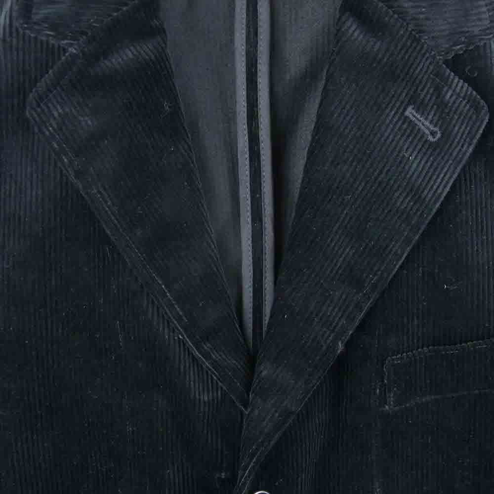 ANATOMICA アナトミカ HOBEREAU ENGLISH CORDUROY コーデュロイ テーラード ジャケット ブラック系 48【美品】【中古】