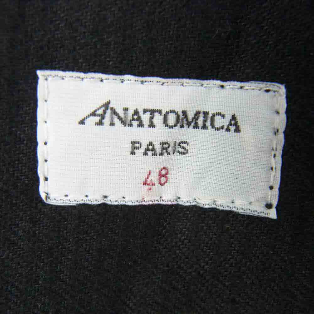 ANATOMICA アナトミカ HOBEREAU ENGLISH CORDUROY コーデュロイ テーラード ジャケット ブラック系 48【美品】【中古】