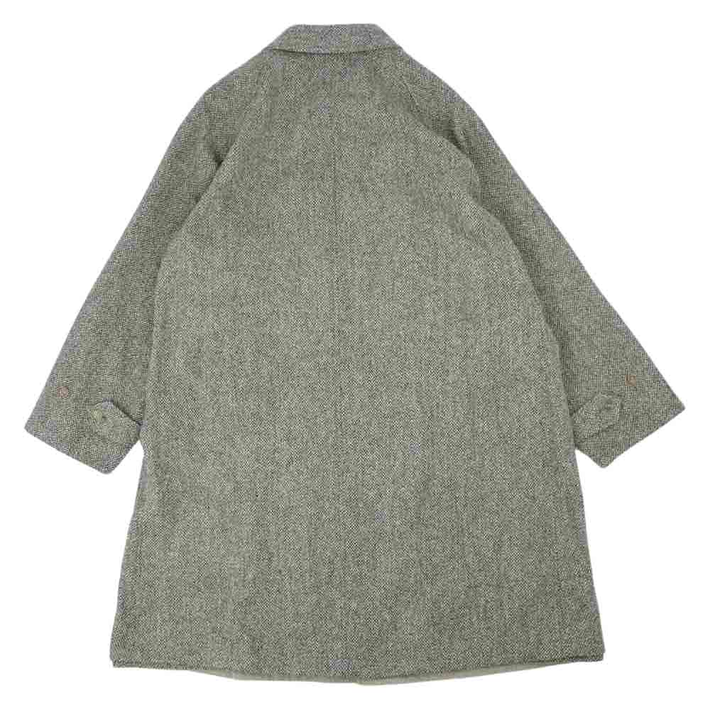 ANATOMICA アナトミカ 530-562-01 SINGLE RAGLAN II 高密度コットンギャバジン ウール リバーシブル シングルラグラン コート ミックスツイード ベージュ系 50【新古品】【未使用】【中古】