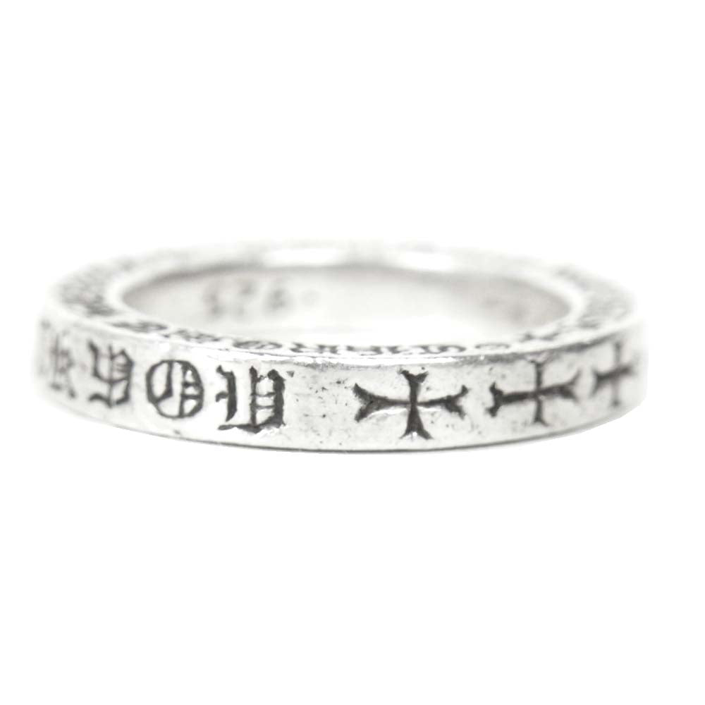 CHROME HEARTS クロムハーツ（原本無） 3mm SPACER RING スペーサー リング NYC シルバー系 12号【中古】
