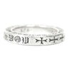 CHROME HEARTS クロムハーツ（原本無） 3mm SPACER RING スペーサー リング NYC シルバー系 12号【中古】