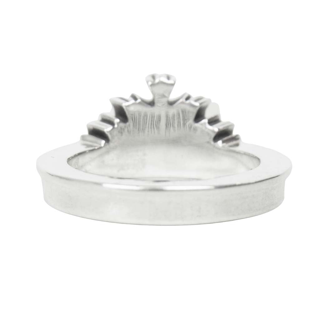 CHROME HEARTS クロムハーツ（原本無） CROWN CH CRS クラウン CHクロス リング シルバー系 16号【中古】