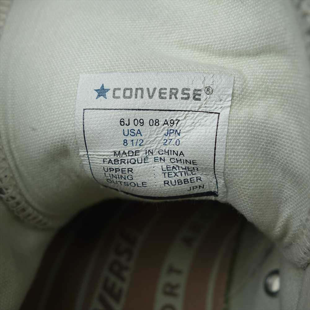 CONVERSE コンバース ADDICT CHUCK TAYLOR アディクト チャックテイラー ホワイトレザー HI ハイカット スニーカー ホワイト系 27.0cm【中古】