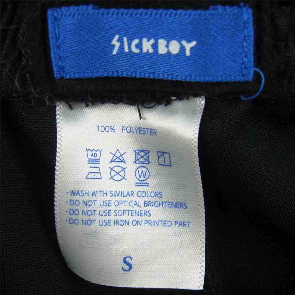 アザストーキョー SICKBOY TAPE TRACK PANTS トラック パンツ 中国製 ブラック系 S【美品】【中古】