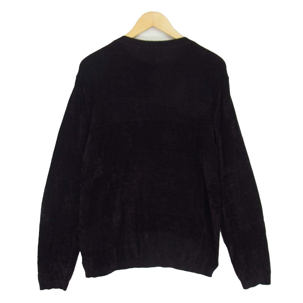 Emporio Armani エンポリオ・アルマーニ 6Y1M04 1MA5Z 国内正規品 パイル クルーネック ニット ワインレッド系 46【中古】
