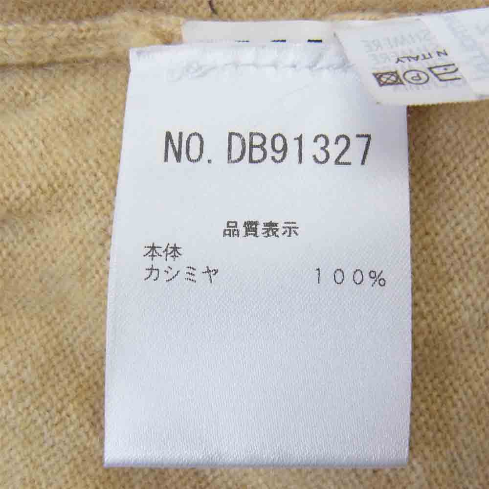 Brunello Cucinelli ブルネロクチネリ 国内正規品 イタリア製 カシミヤ100％ クルーネック ニット ベージュ系 46【中古】