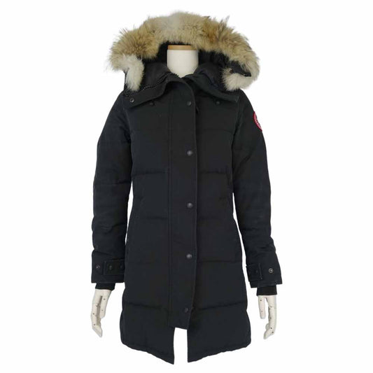 CANADA GOOSE カナダグース 2302JL 国内正規品 MACKENZIE PARKA マッケンジー ロング ダウン ジャケット ブラック系 S【中古】