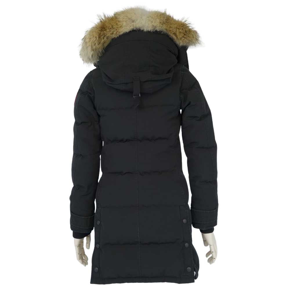 CANADA GOOSE カナダグース 2302JL 国内正規品 MACKENZIE PARKA マッケンジー ロング ダウン ジャケット ブラック系 S【中古】