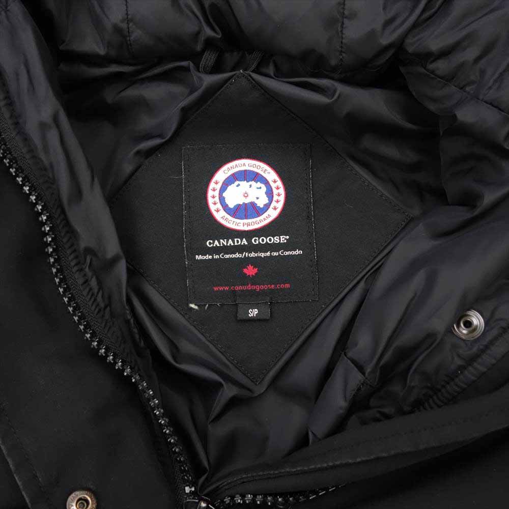 CANADA GOOSE カナダグース 2302JL 国内正規品 MACKENZIE PARKA マッケンジー ロング ダウン ジャケット ブラック系 S【中古】