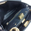 FENDI フェンディ 8BN244 K4P 179 8007 PEEKABOO MINI ピーカブー ミニ ゴールド金具 レザー 2WAY ショルダー ハンド バッグ ブラック系【中古】