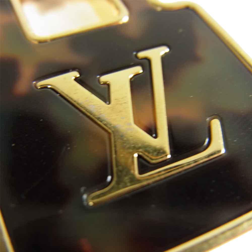 LOUIS VUITTON ルイ・ヴィトン M65088 ポルトクレ コンフィダンス キーホルダー キーチャーム キーリング ゴールド系【中古】
