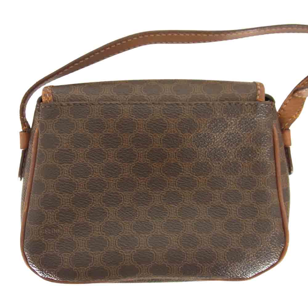 CELINE セリーヌ マカダム ミニショルダー ブラウン系【中古】