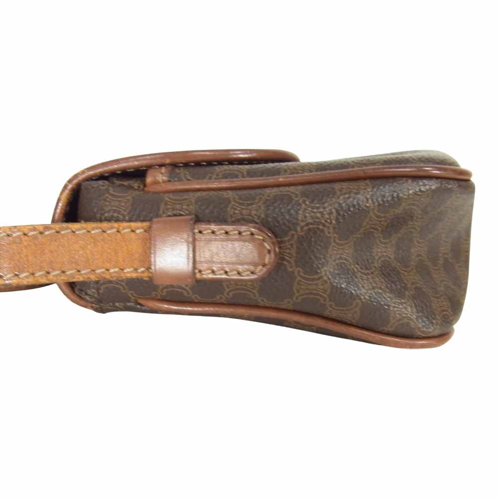 CELINE セリーヌ マカダム ミニショルダー ブラウン系【中古】
