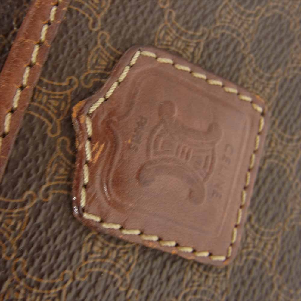CELINE セリーヌ マカダム ミニショルダー ブラウン系【中古】