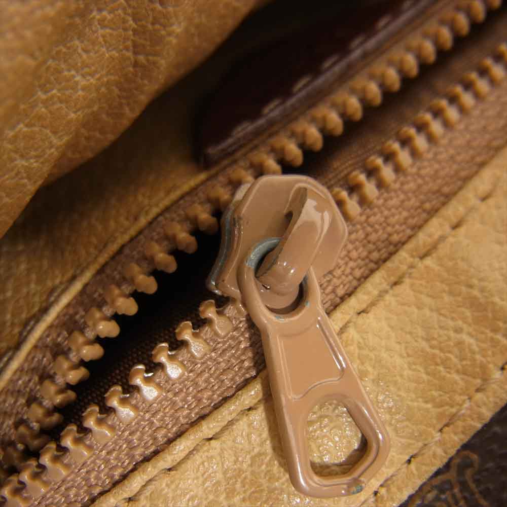CELINE セリーヌ マカダム ミニショルダー ブラウン系【中古】